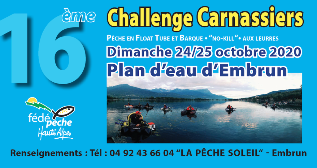 EMBRUN REPORT DU CHALLENGE CARNASSIERS FLOAT TUBES Fédération de